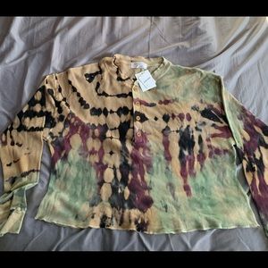 Camo Cropped Long Sleeve